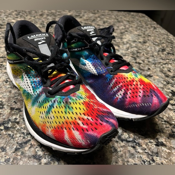 Brooks Launch 5 Women's Rock n Roll Marathon Running Sneakers Tie Dye Size 8.5 - Picture 1 of 10